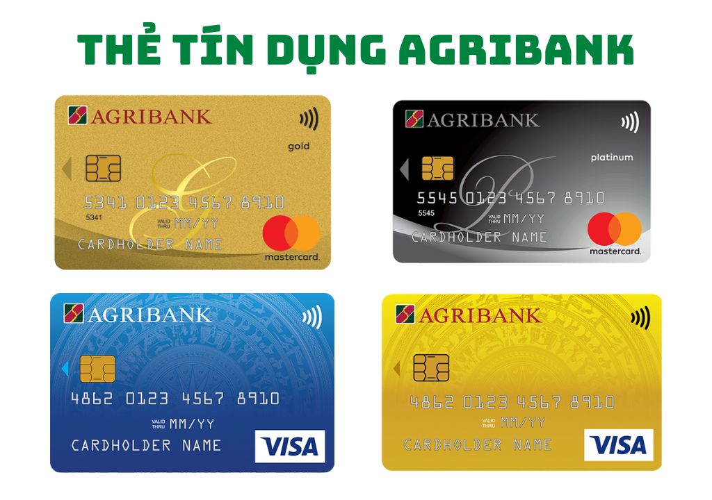Gợi ý một vài loại thẻ tín dụng Agribank hỗ trợ rút tiền
